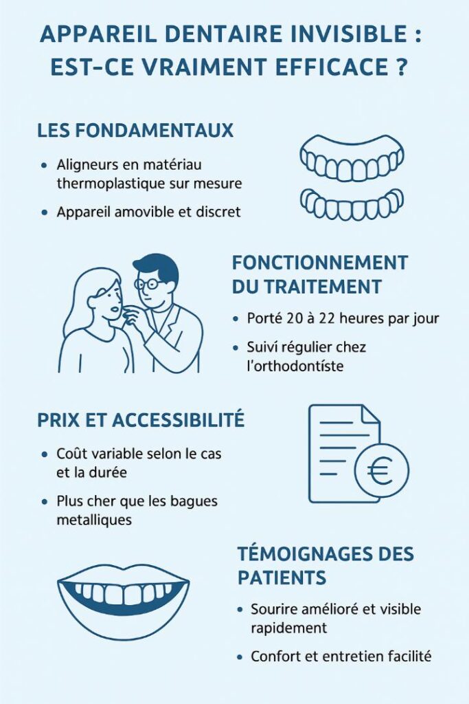 appareil dentaire invisible