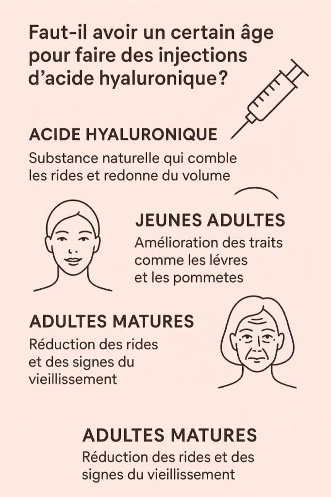 injection acide hyaluronique age